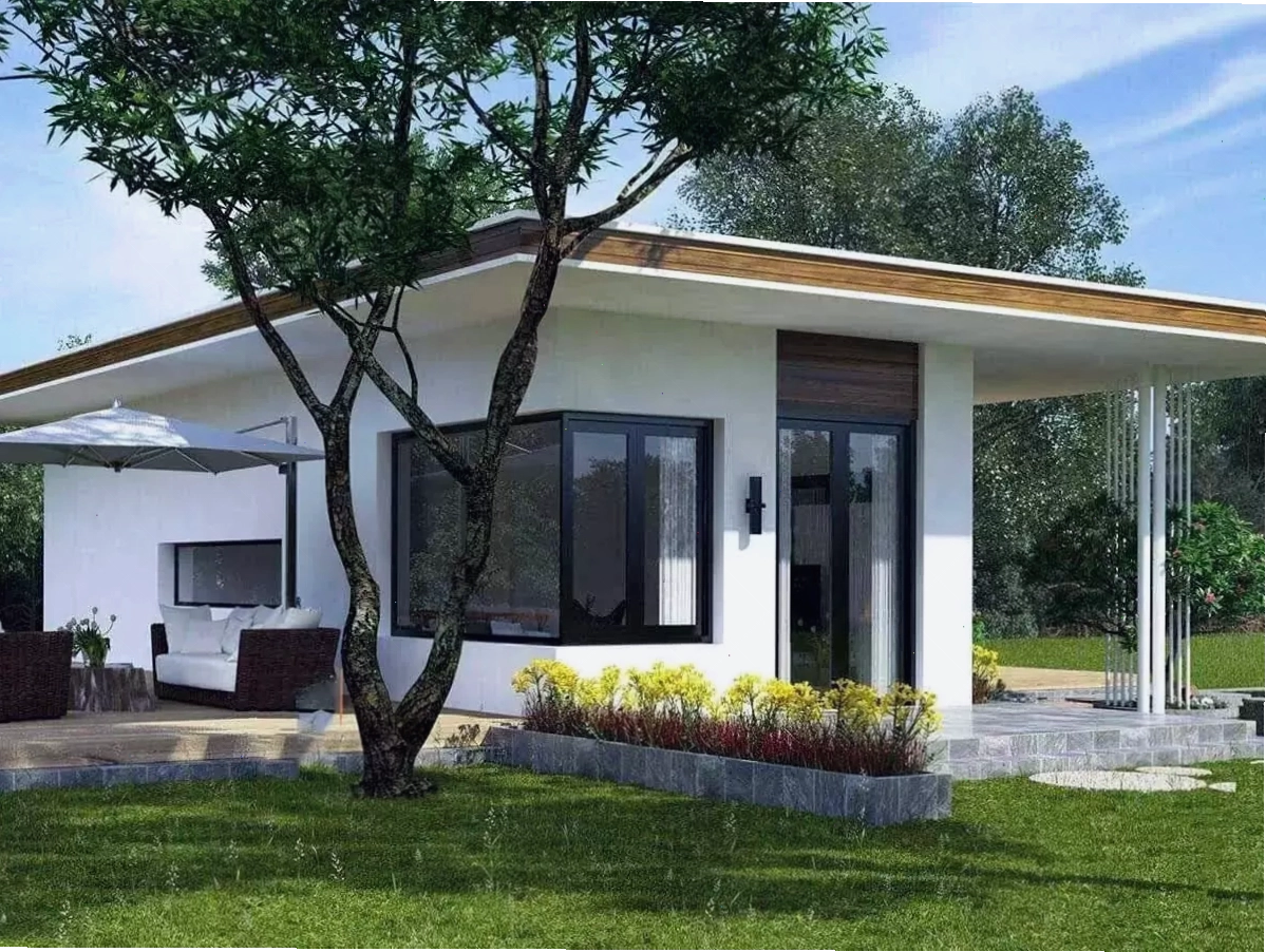 Thiết kế nhà vườn tối giản mang lại cảm giác thư thái