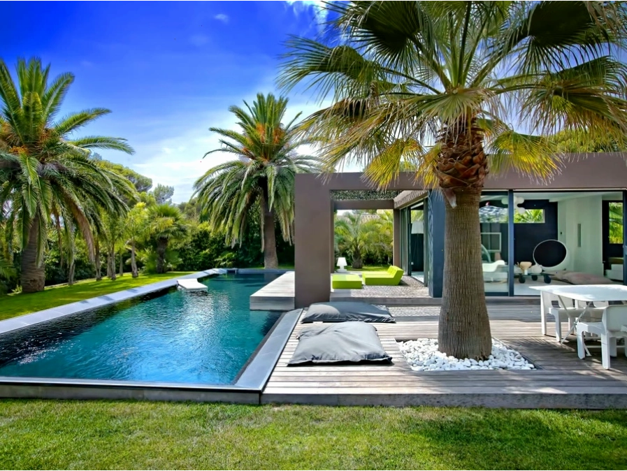 Thiết kế sân vườn 1000m2 phong cách Tropical đề cao sự thư giãn