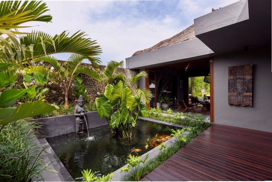 Thiết kế sân vườn đẹp phong cách phương Đông giúp ngôi nhà trở nên bình yên