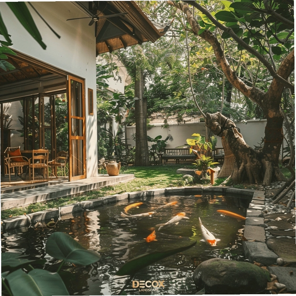 Thiết kế sân vườn đẹp phong cách phương Đông mang đến không gian thiền định