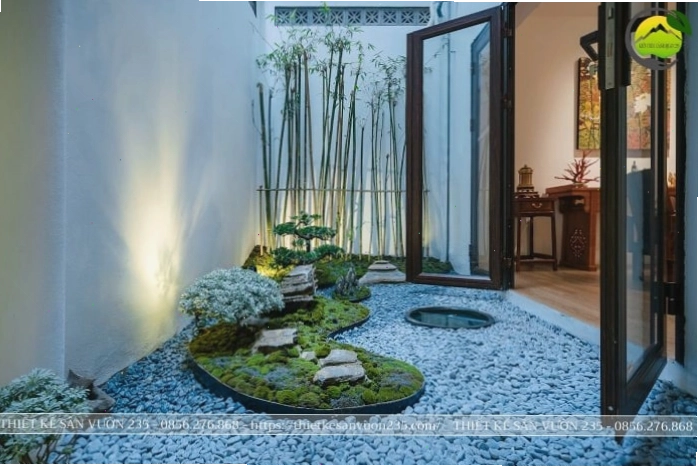 Xây dựng tiểu cảnh sân vườn nhỏ trước nhà cấp 4