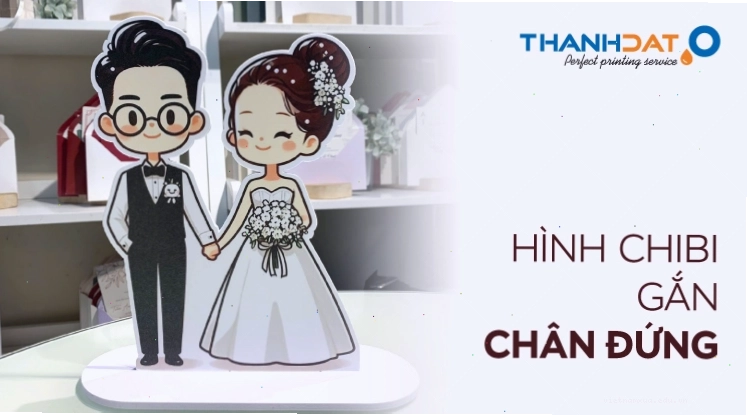 Hình Chibi gắn chân đứng