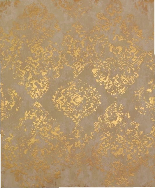 Antonina Vella Modern Metals Stargazer Wallpaper Almond Gold