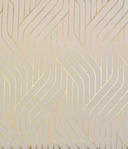 NW3517 Antonina Vella Modern Metals Ebb And Flow Wallpaper Almond Gold