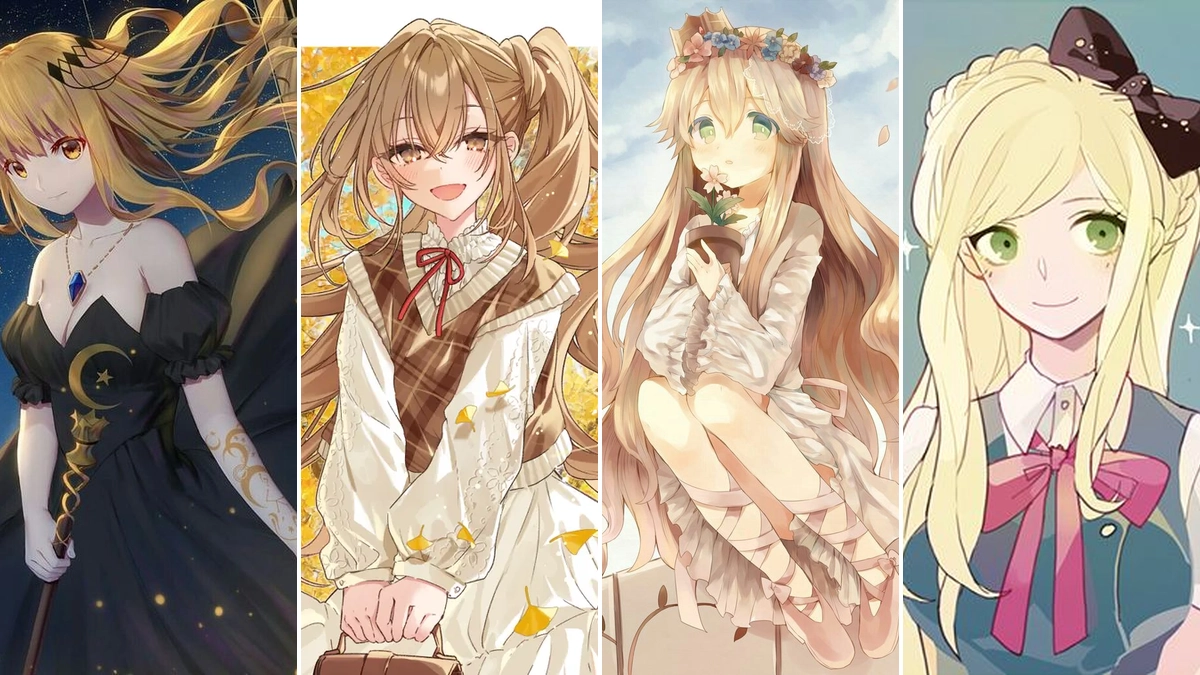 Giải mã Sức hút Ảnh Anime Girl Tóc Vàng Năng Động: Hơn Cả Vẻ Ngoài