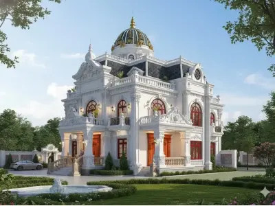 Hình ảnh biệt thự lâu đài đẹp chuẩn đẳng cấp thượng lưu