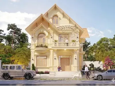 Chiêm ngưỡng ảnh biệt thự mái thái đẳng cấp khiến ai cũng mê
