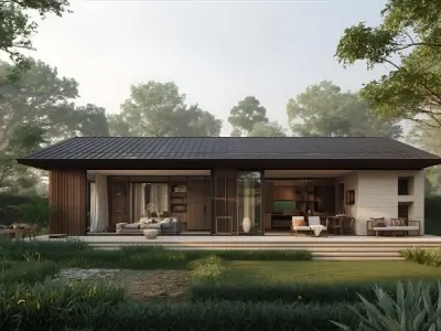 99+ Mẫu biệt thự nhà vườn cấp 4 phong cách hiện đại sang trọng