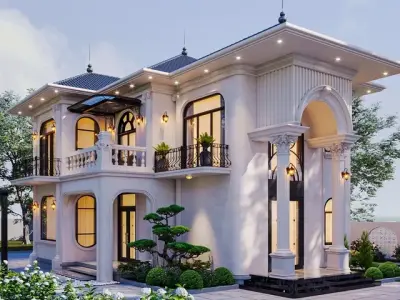 Bộ ảnh biệt thự tân cổ điển khiến ai cũng không rời mắt