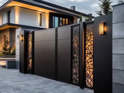 Mẫu thiết kế cổng nhà phố được ưa chuộng nhất hiện nay
