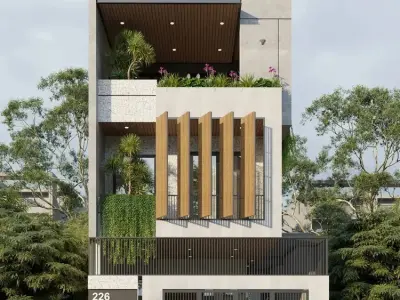 Những mẫu mặt tiền nhà ống đẹp bền vững theo thời gian