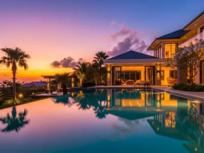 Top mẫu biệt thự nhà vườn có bể bơi đẹp như resort