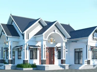 Top mẫu nhà cấp 4 mái thái đẹp sang trọng dẫn đầu xu hướng