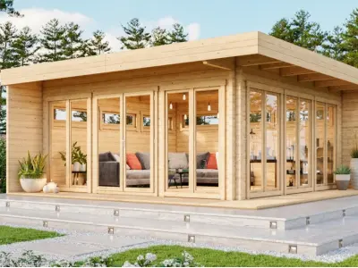 99+ Mẫu nhà gỗ sân vườn đẹp và đẳng cấp nhất