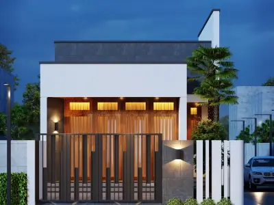 Khám phá mẫu nhà ống 1 tầng đẹp hiện đại cho gia đình