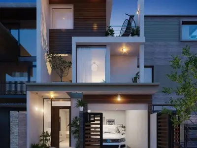 Mẫu nhà ống có gara đẹp sang trọng đáng để tham khảo