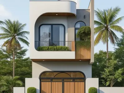 Mẫu nhà phố hiện đại đẹp và tiện nghi theo xu hướng mới