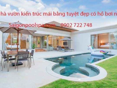 Nhà Sân Vườn Có Hồ Bơi: Nâng Tầm Không Gian Sống Sang Trọng