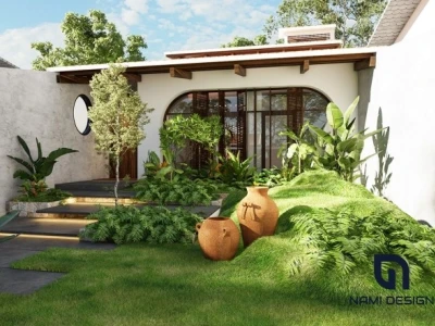 Sân Vườn Nhỏ Đẹp Trước Nhà Tạo Ấn Tượng Độc Đáo