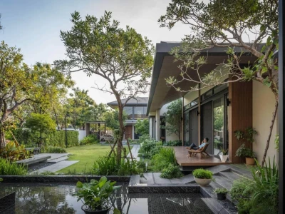 Thiết kế Nhà Vườn Có Ao Cá: Nâng Tầm Không Gian Sống Xanh Mát